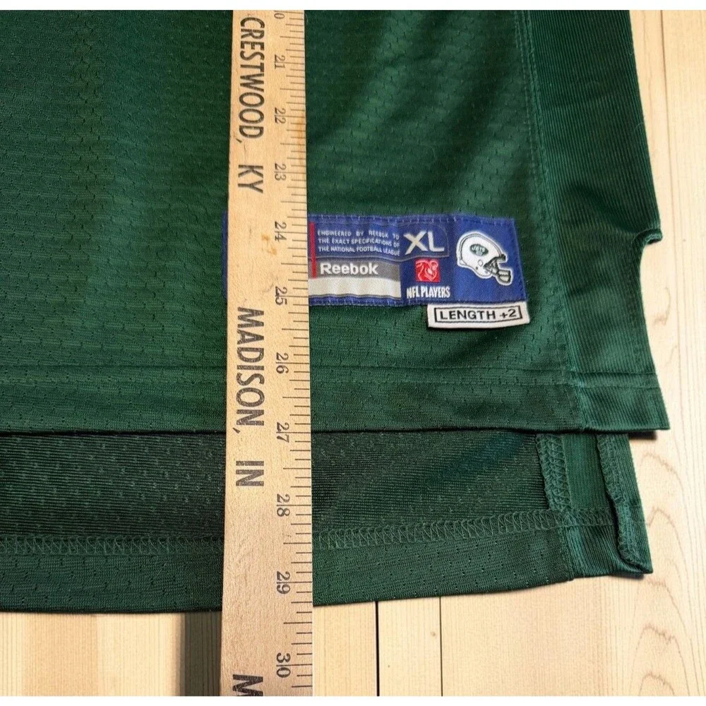 Brett Favre #4 Jersey Reebok +2 New York Jets Boys or Girls Youth Size XL 18-20